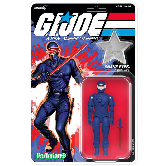 G.I. Joe ReAction+Snake Eyes America's 250th Anniversary 3 3/4-Inch Action Figure *PRE-ORDER*