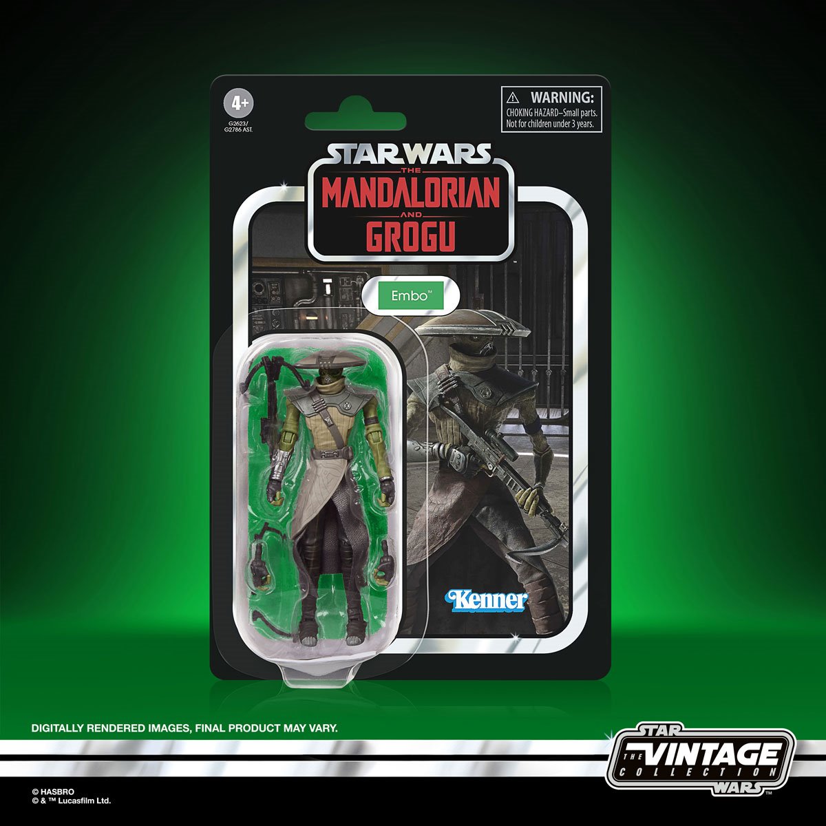 Star Wars Vintage The Mandalorian and Grogu Embo Action Figure *PRE-ORDER*