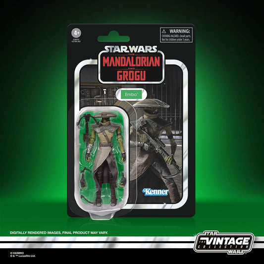 Star Wars Vintage The Mandalorian and Grogu Embo Action Figure *PRE-ORDER*