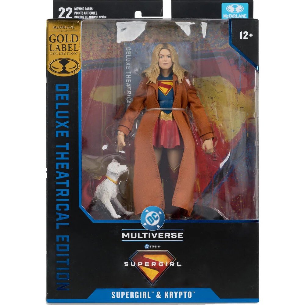 DC Universe Deluxe Theatrical Edition Supergirl & Krypto Action Figure