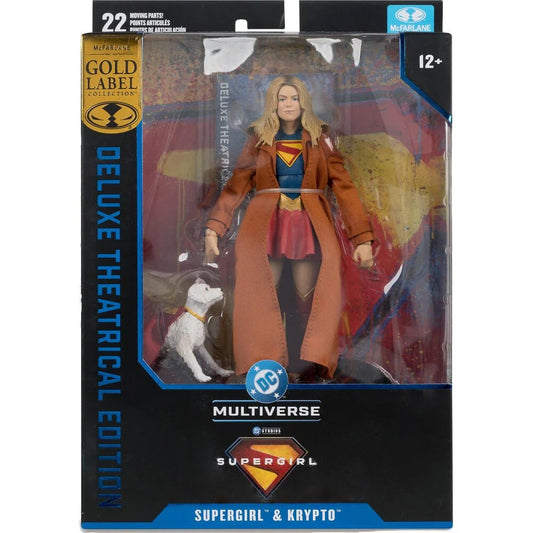 DC Universe Deluxe Theatrical Edition Supergirl & Krypto Action Figure