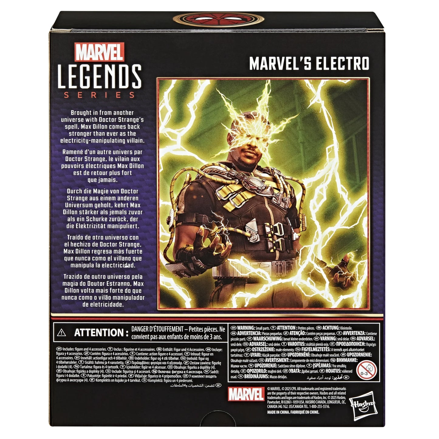 Marvel Legends Spider-Man No Way Home Electro Action Figure