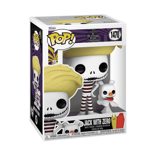 Pop Disney Nightmare Before Christmas Jack W/Zero Beach Vinyl Figure