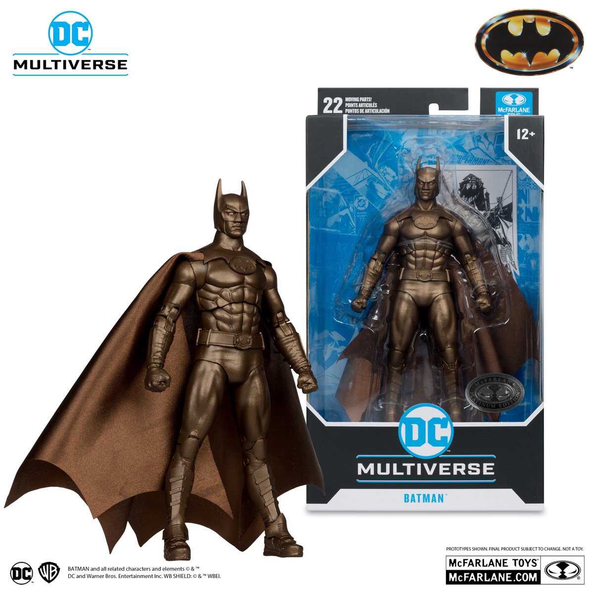 DC Multiverse Platinum Edition Batman 1989 Action Figure