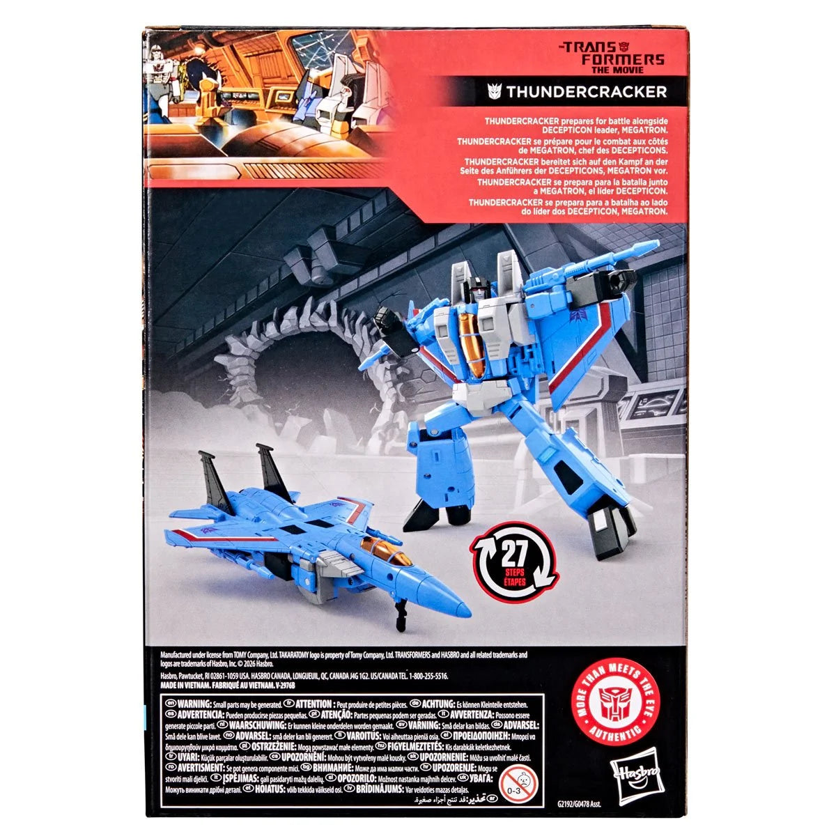 Transformers Studio Series 86 Transformers: The Movie Thundercracker action Figure *PRE-ORDER*
