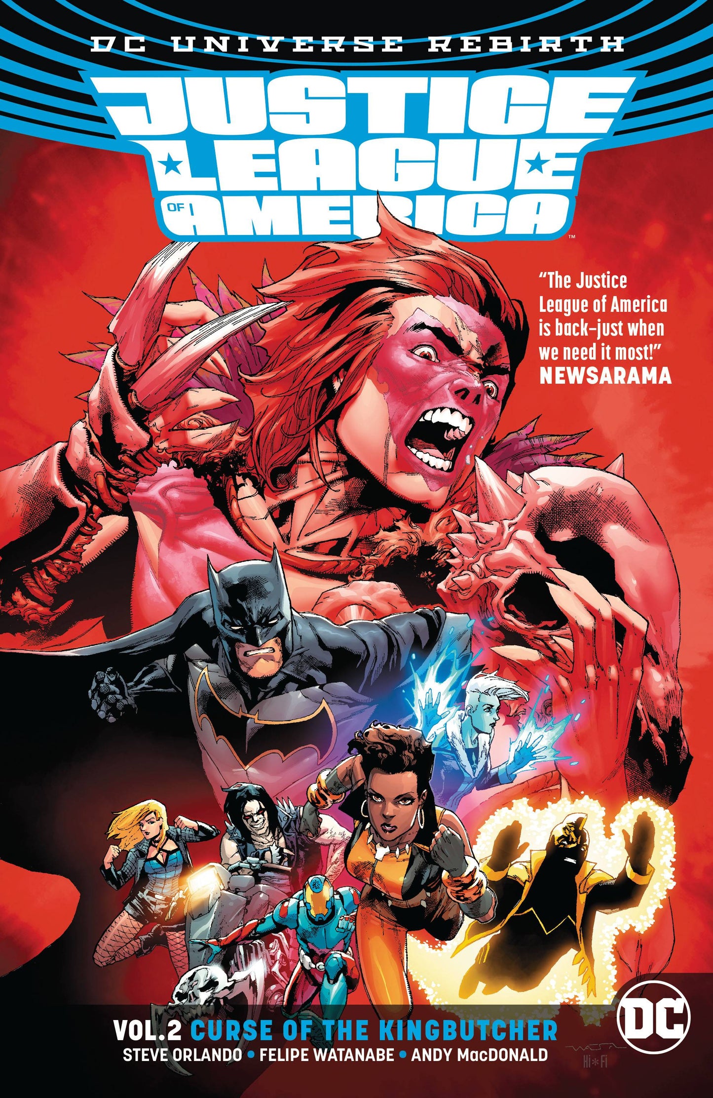 Justice League of America TP VOL 02 Kingbutcher Rebirth