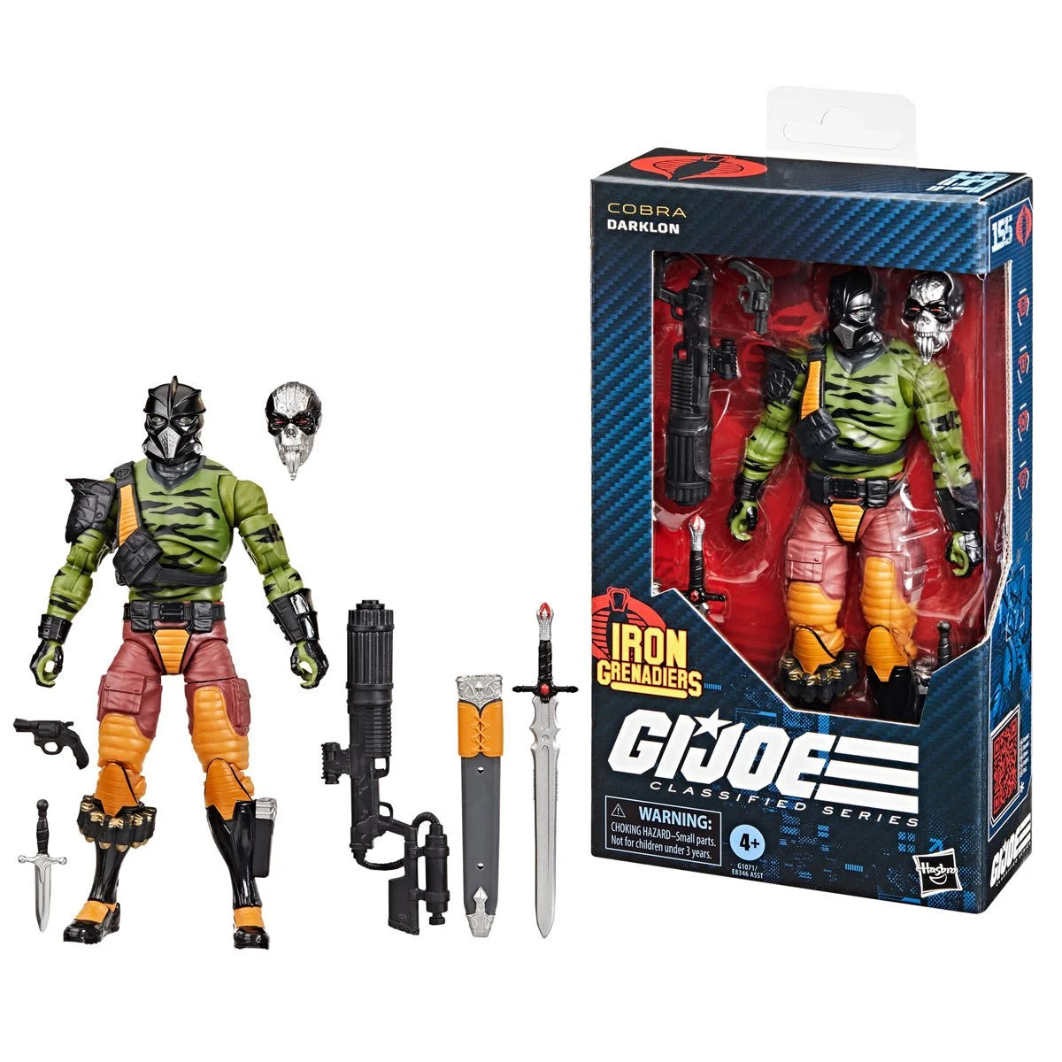 G.I. Joe Classified Series Iron Grenadiers Darklon Action Figure
