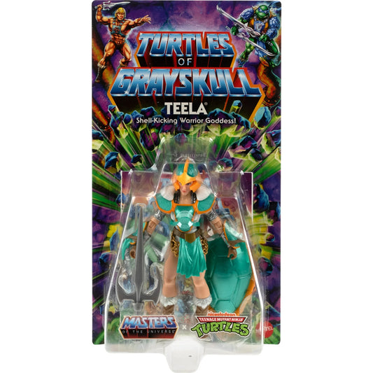 Masters of the Universe x Turtles of Grayskull Teela Action Figure