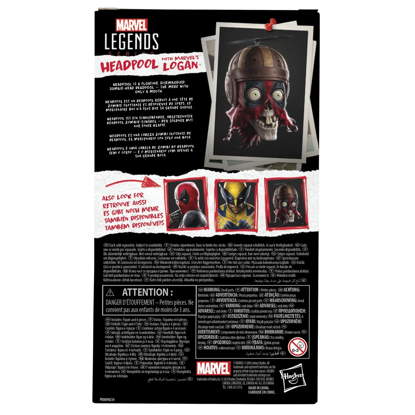 Marvel Legends Deadpool & Wolverine Headpool W/ Logan Action Figure
