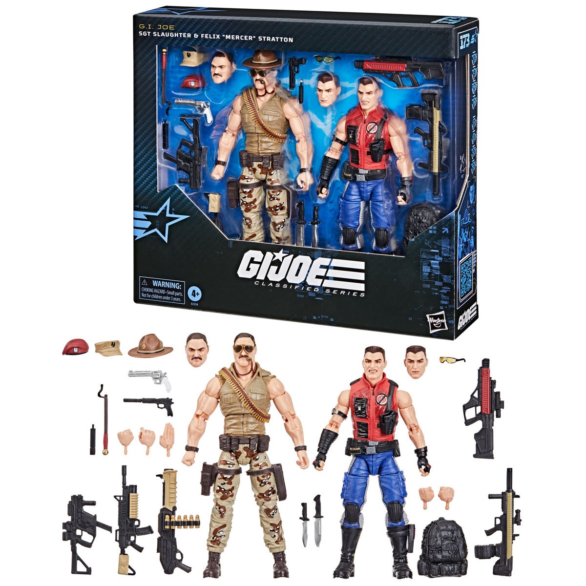 G.I. Joe Classified Series Sgt Slaughter & Felix "Mercer" Stratton Action Figure 2-Pack