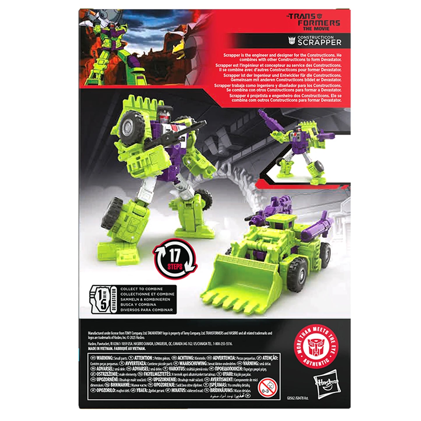 Transformers Studio Series Transformers 86 Constructicon Scrapper Action Figure