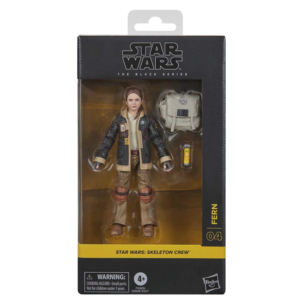 Star Wars Black Skeleton Crew Fern Action Figure