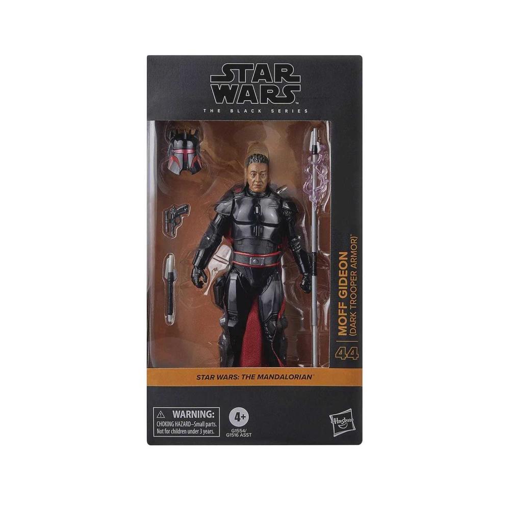 Star Wars Black Mandalorian Moff Gideon Action Figure