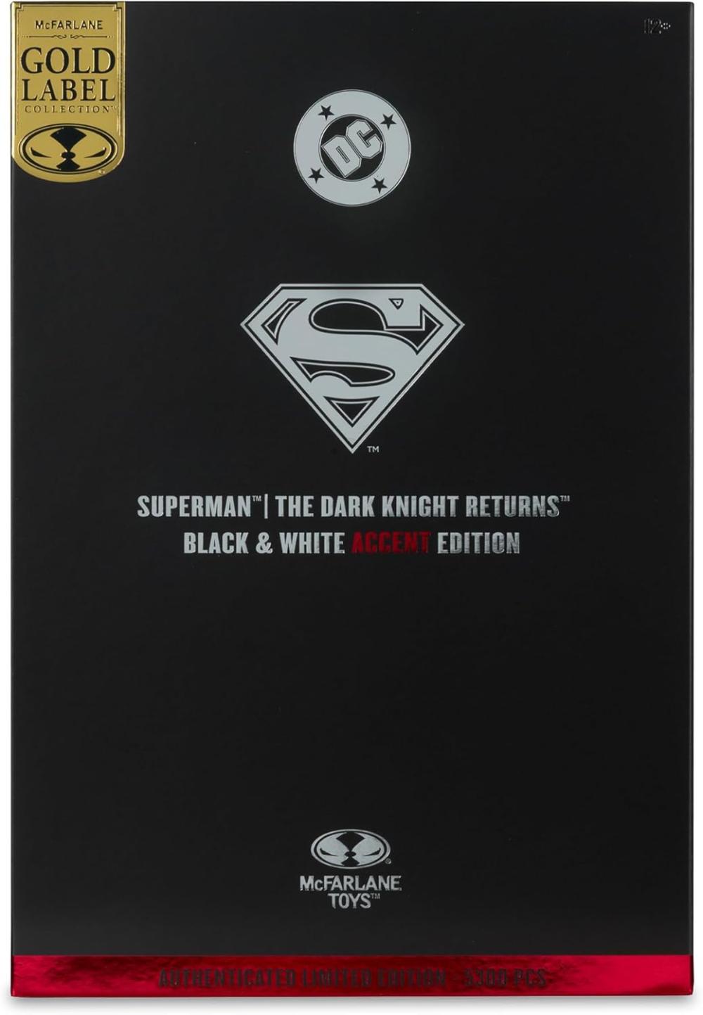 DC Multiverse Superman The Dark Knight Returns Black & White Action Figure