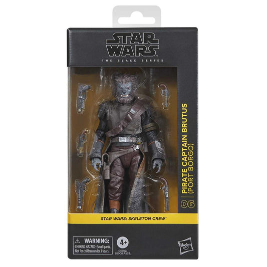 Star Wars Black Skeleton Crew Pirate Captain Brutus Action Figure