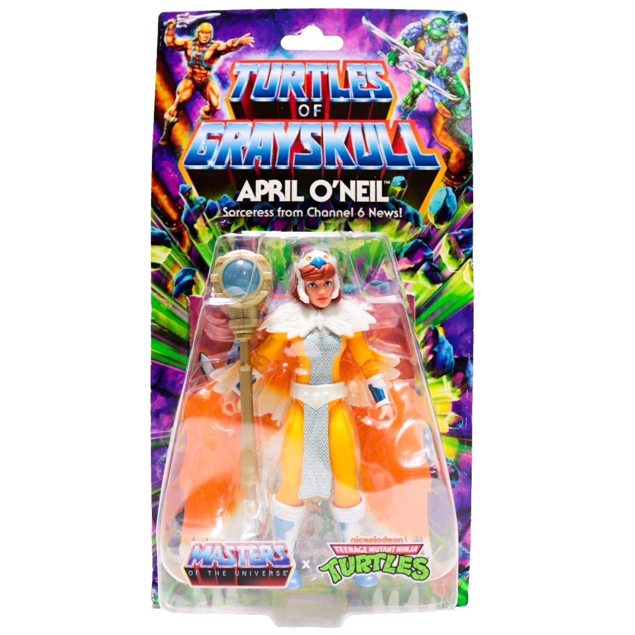 Masters of the Universe x Turtles of Grayskull Origins April Oneil Action Figure